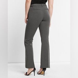 Express Gray Boot-Cut Dress Pants